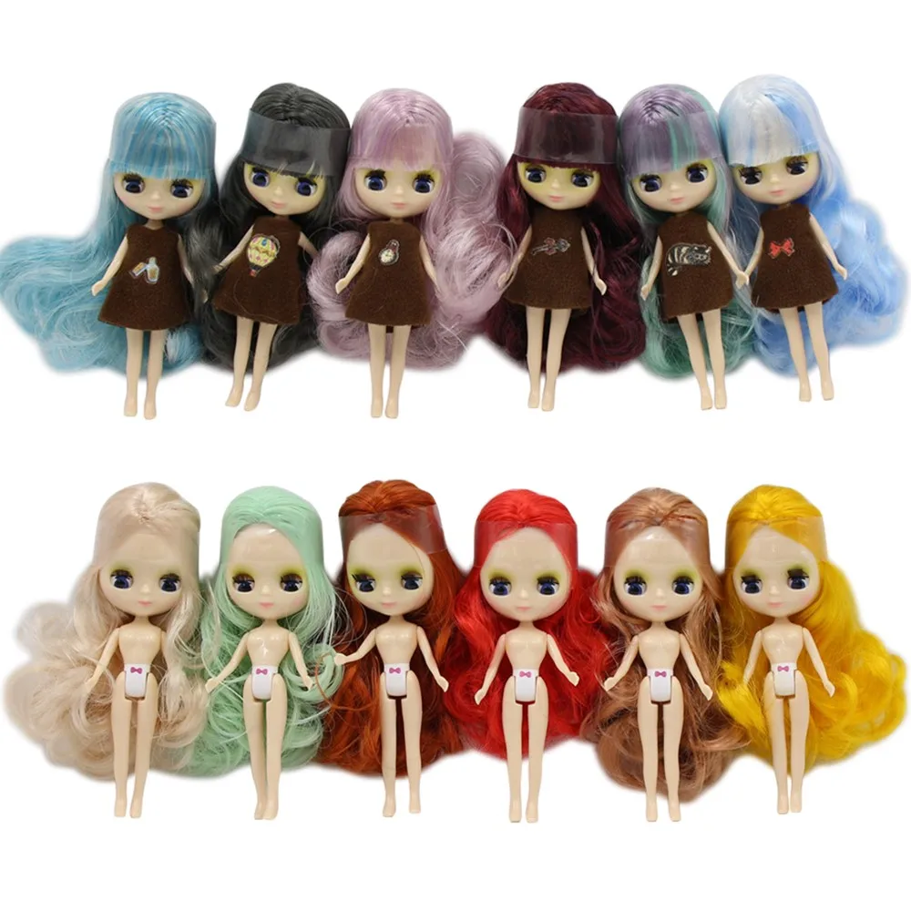 

DBS ICY mini blyth doll 11cm nude body 27 kinds of style for girl gift