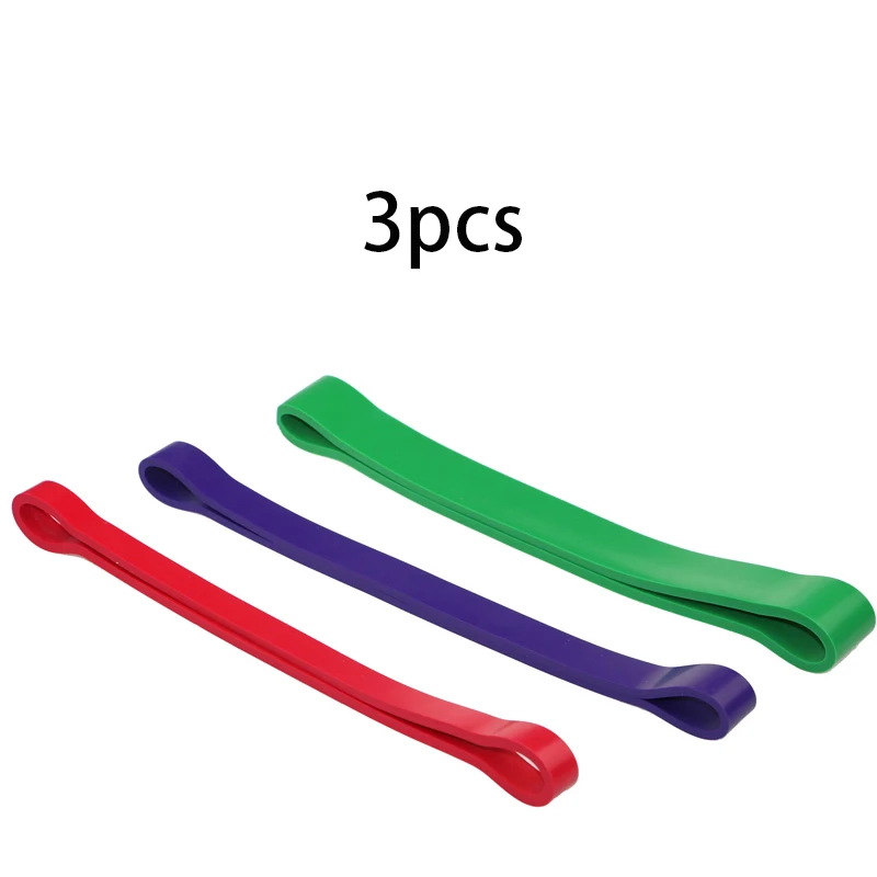 Fitness Resistance Bands Loop Set 3 Level Thick Heavy Athletic Power Rubber Bands Workout Training Exercises Equipment