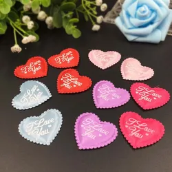 100pcs/lot 35MM Wedding Petals Decoration Love You Throwing Sponge Heart Petals Table Petals Confetti Valentines decoration