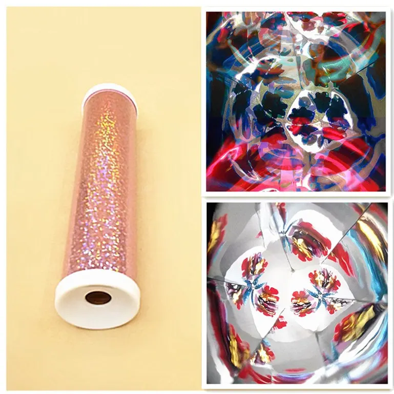 Handmade kaleidoscope Light reflected Mirror imaging principle funny physics experiment material for students children kids