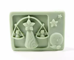 Libra costellazioni Muffa Mestieri Arte Silicone Sapone 3D Muffa Muffe DIY Handmade Stampi Candela S393