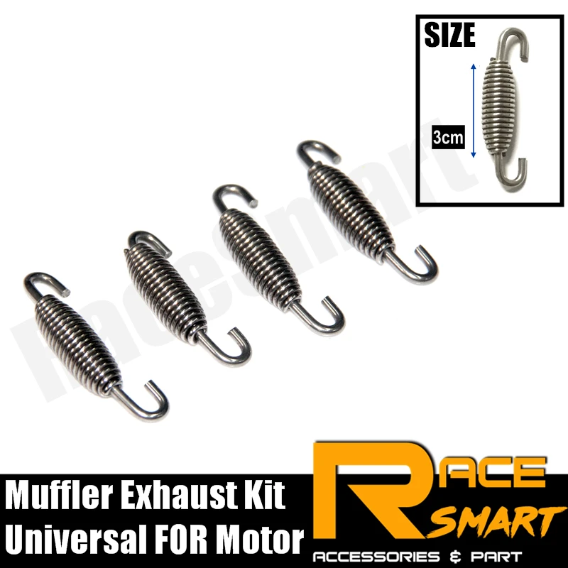 Exhaust Muffler Springs Kit Motorcycle Universal Accessories Spring For BMW R1200GS S1000RR G650X GSXR1300 HAYABUSA DUCATI HONDA