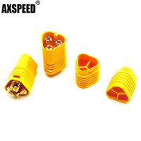 AXSPEED 1/5Pairs MT60 3.5mm Motor Plug Connector 3-pin Bullet Plug for RC Battery ESC to Motor