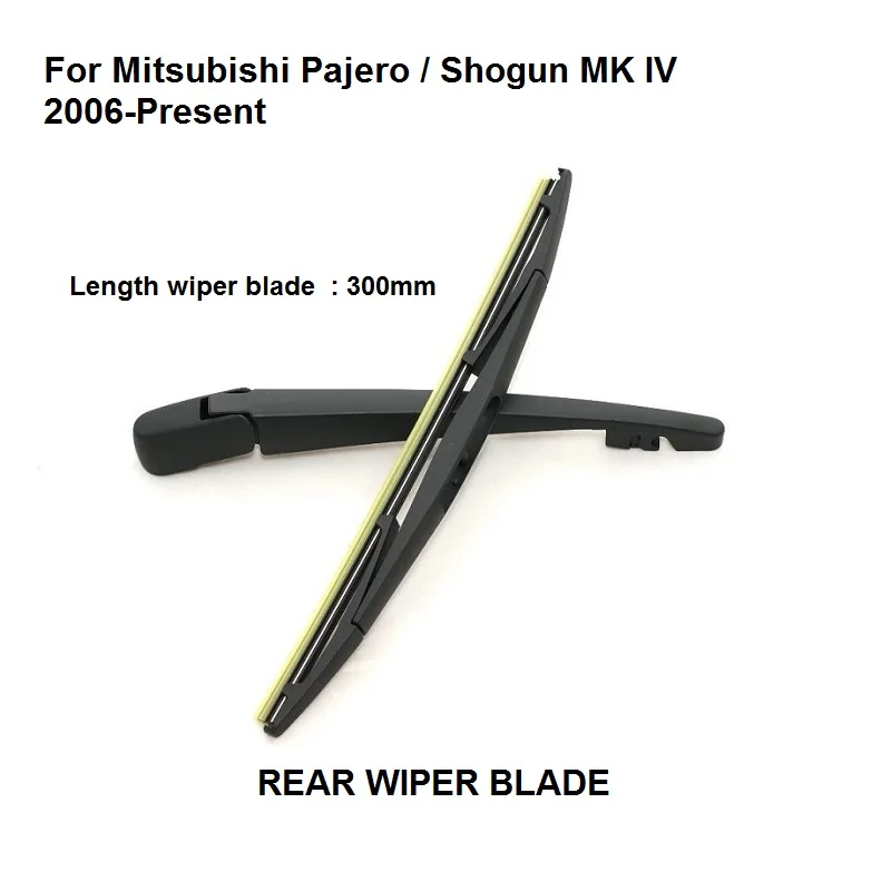 Rear Wiper Arm & Blade set For Mitsubishi Pajero / Shogun MK IV 2006-2016 SUV New