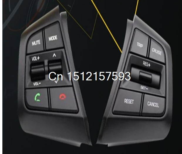 For Hyundai ix25 1.6L Steering Wheel Cruise Control Buttons Remote Control Volume channel Bluetooth Phone Button creta