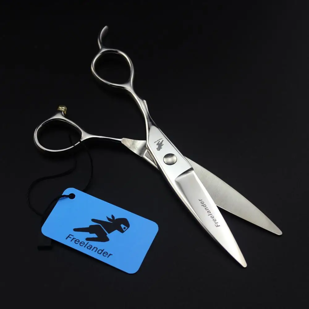 6 inch hair tesoura de cabeleireiro profissional barber scissors barbearia hairdressing scissors Left hand willow slice scissors