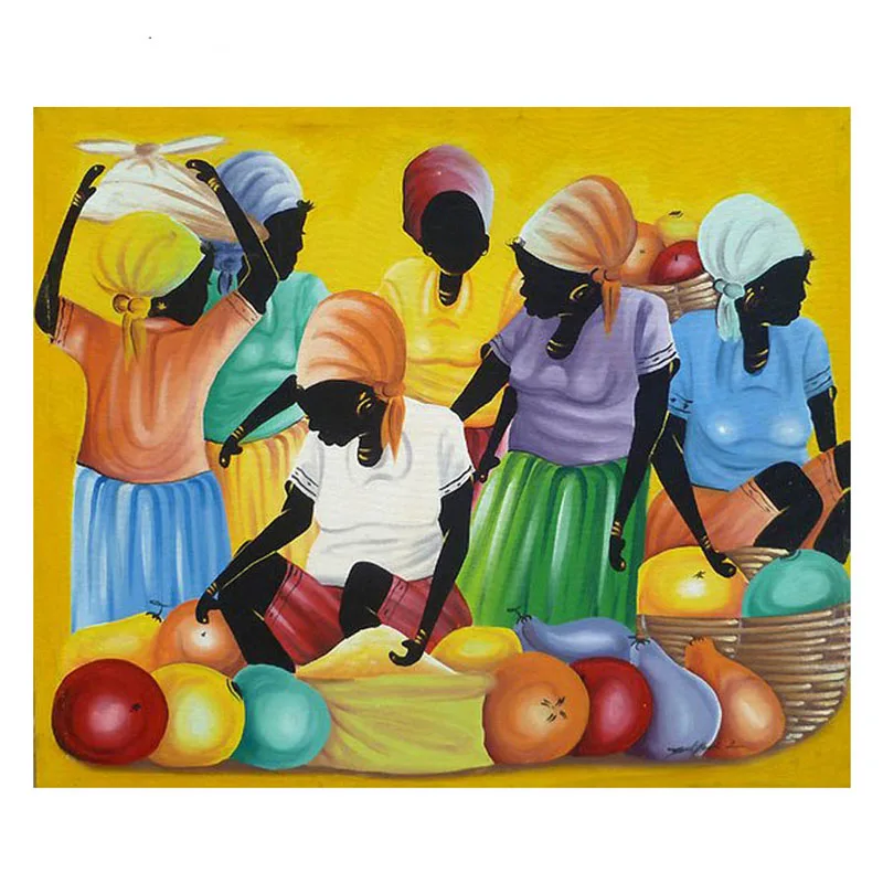

Diy Diamond Embroidery African woman bumper harvest Rhinestone Handmade Kits Full Square Round Drill Cross Stitch kit WG987
