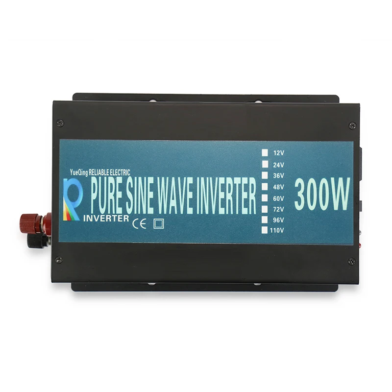 Pure Sine Wave Power Inverter 300Watt 12V DC to 220V AC Solar Generator Inverter Converter Solar System 12V/24V/48V to 120V/220V