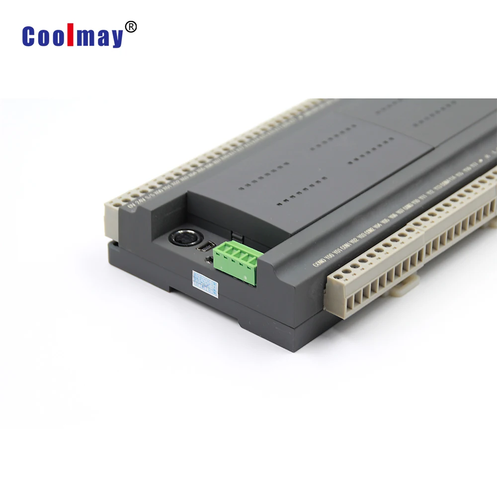 24VDC input programmable controller 18DI 16DO Relay Outputs 12AI 2AO 7 NTC10K 5 0-5V 4-20mA 0-10V Storage Function