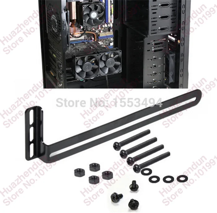 Бесплатная доставка Новый PCI боковая выдувная графическая карта Вентилятор охлаждения кронштейн 2 шт.