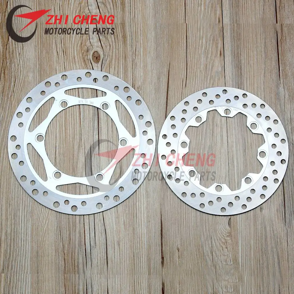 Motorcycle Front Rear Brake Disc Rotor For KMX125 86-98 KL250 KLX250 Stockman 98-07 KL 250 KLX 250 Super Sherpa 97 98