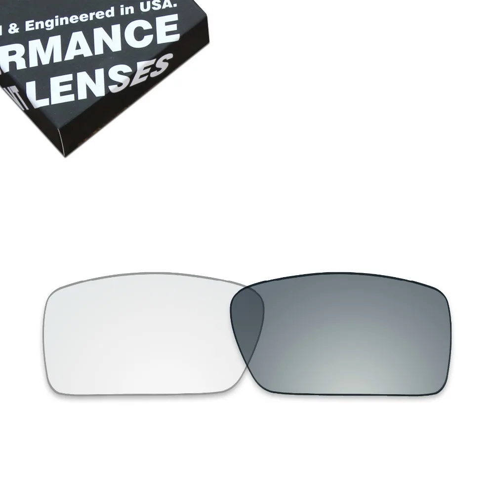 Millerswap Replacement Lenses for Oakley Gascan Sunglasses Photochromic Clear (Lens Only)