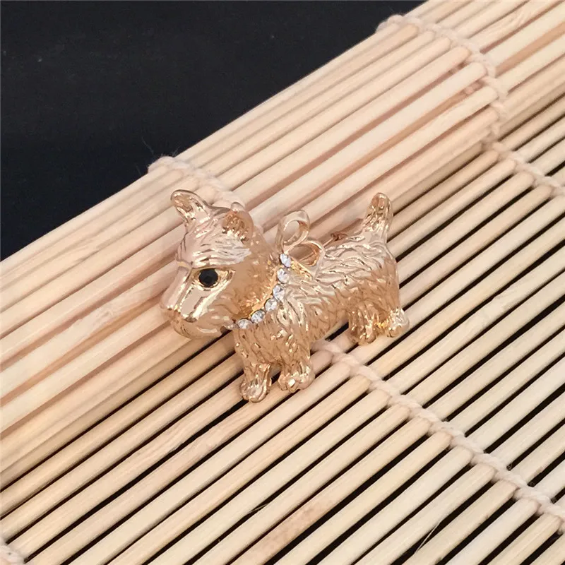 أحمد-بروش جرو ذهبي اللون ، مجوهرات الأزياء ، سحر ، للجنسين ، تصميم جديد ، لطيف ، حيوان ، سترة ، إكسسوارات ، الحلي