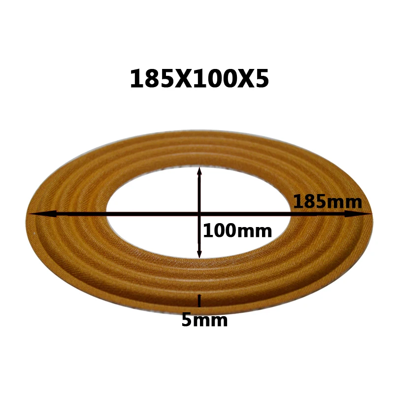 2pcs 185x49.5/185x75.5/185x100/188x100mm Elastic Wave Loudspeaker Subwoofer Woofer Bass Speaker Repair Spider Damper