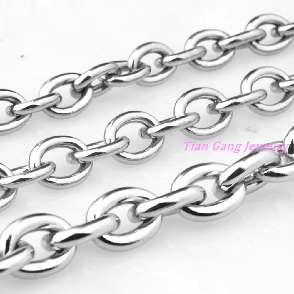 9/11/13/15mm Never Fade Silver Color Mens Stainless Steel Chain Necklace Fashion Jewelry Wholesale Christmas Gift