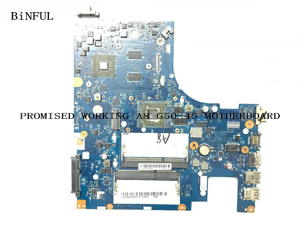 

FAST SHIPPING ACLU5 / ACLU6 NM-A281 LAPTOP MOTHERBOARD FOR LENOVO G50-45 MAINBOARD WITH CPU A8-6410+GPU 90 DAYS WARRANTY