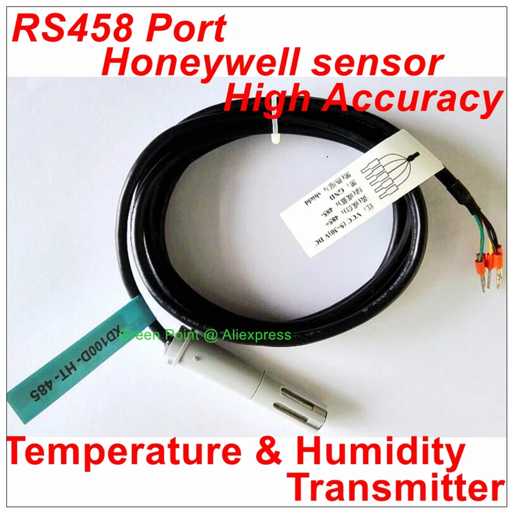 Industri RS485 Pemancar Suhu & Kelembaban Sensor RS-485 Konektor dengan MODBUS-RTU Protokol Honeywell Sensor Suhu