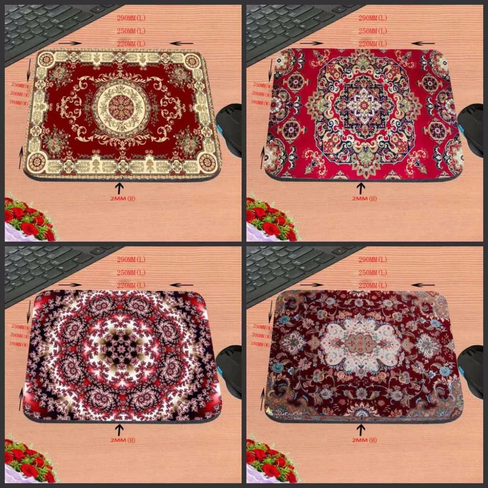 Mairuige Desk Mat Persian Carpet Mouse Mats Anti-Slip Playmat Laptop Mouse Pad Desk Accessories Computer Desks Mouse Pads