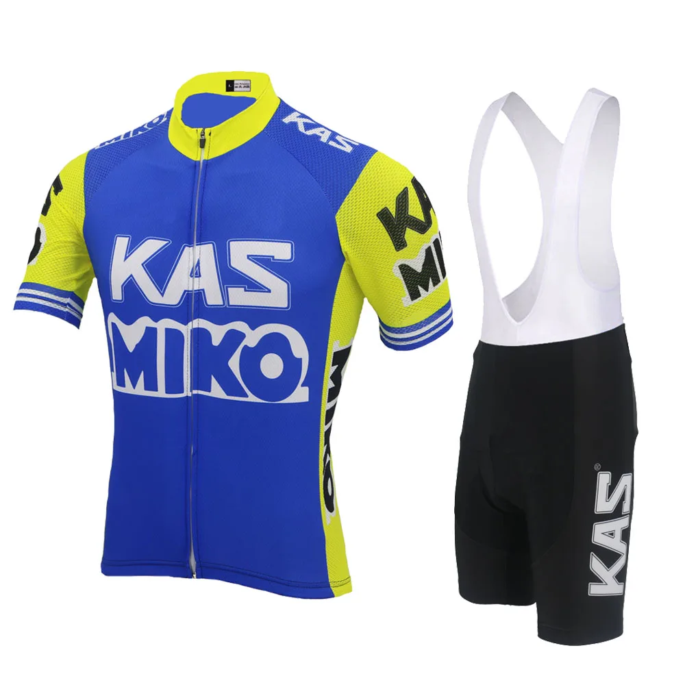 KAS cycling jersey set bike wear jersey set and bib shorts Gel Pad Outdoor sports Cycling clothing ropa Ciclismo  MTB