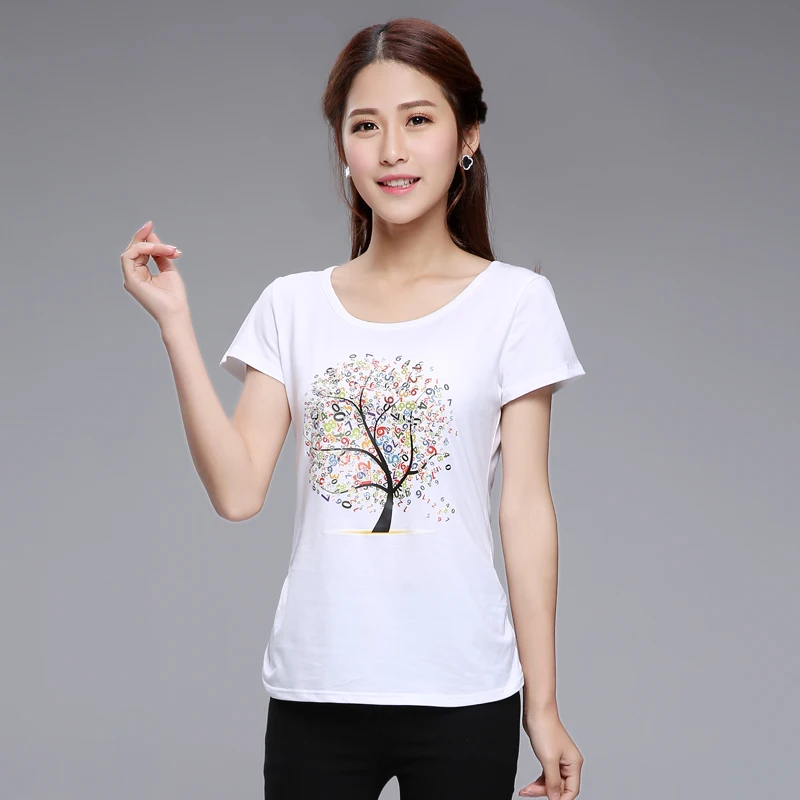 Summer Clothing Short-sleeve T-shirt Female Casual Shirts Women Clothes Top Tee Harajuku Tshirt Tops Plus Size 6XL 5XL