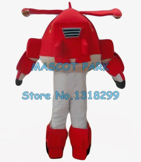 Mascotte il costume della mascotte dell'aeroplano rosso formato adulto personaggio dei cartoni animati popolare tema dell'aeroplano costumi anime carnevale vestito operato