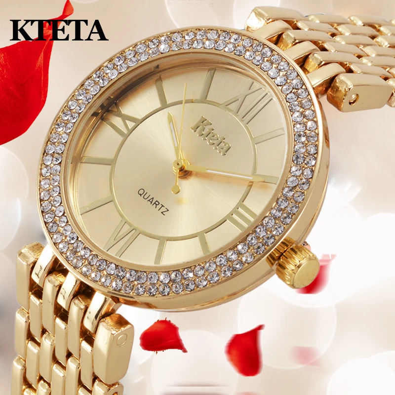 

Women Watches Brand Luxury Diamond Gold Watch Ladies Quartz Wristwatch Woman Clock Relogio Feminino Relojes Mujer Hodinky