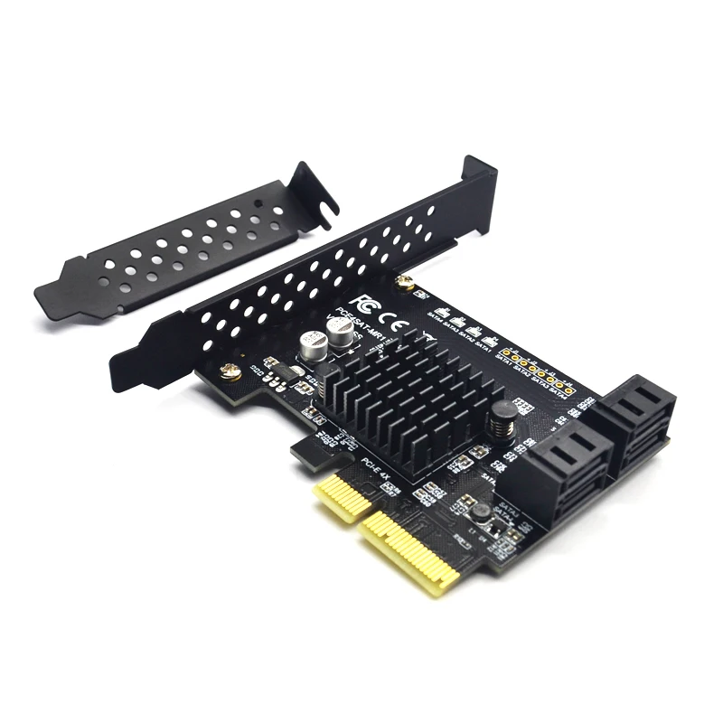 PCI Express Raid Card 4Port SATA 3.0 Add On Card Marvell 88SE9230 Chipset Compliant with PCI-E Specification revision 2.2 for PC