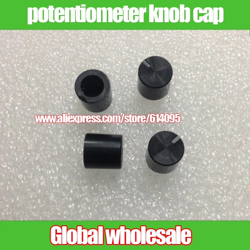 50pcs Cylindrical Audio Audio Switch Knob Cap / Mixer Mixer Effect Potentiometer Knob Cap / Diameter 9.8*10mm