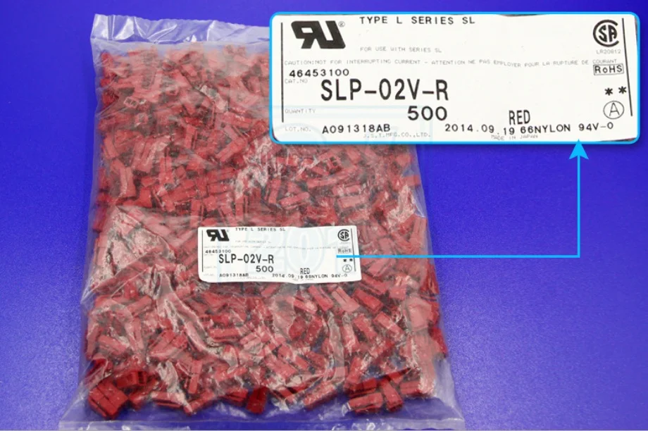 SLP-02V-R Red color HOUSINGS Connectors terminals housings 100% new and original parts