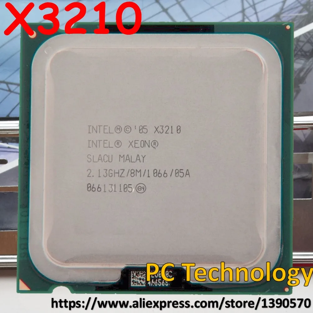 

Original Intel Xeon X3210 Quad Core 2.13GHz/95W/8MB/FSB1333/LGA775 Desktop CPU Free shipping (ship out within 1 day)