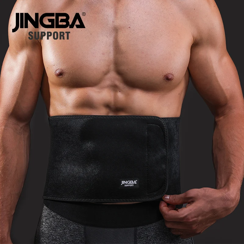 JINGBA SUPPORT Back Waist Support sport belt protective Waist trimmer Slim fit Abdominal Waist sweat belt musculation abdominale