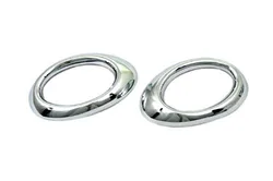 Chrome Front Fog Light Cover (OVAL Type) for Mercedes Benz W164 ML Class 06-08