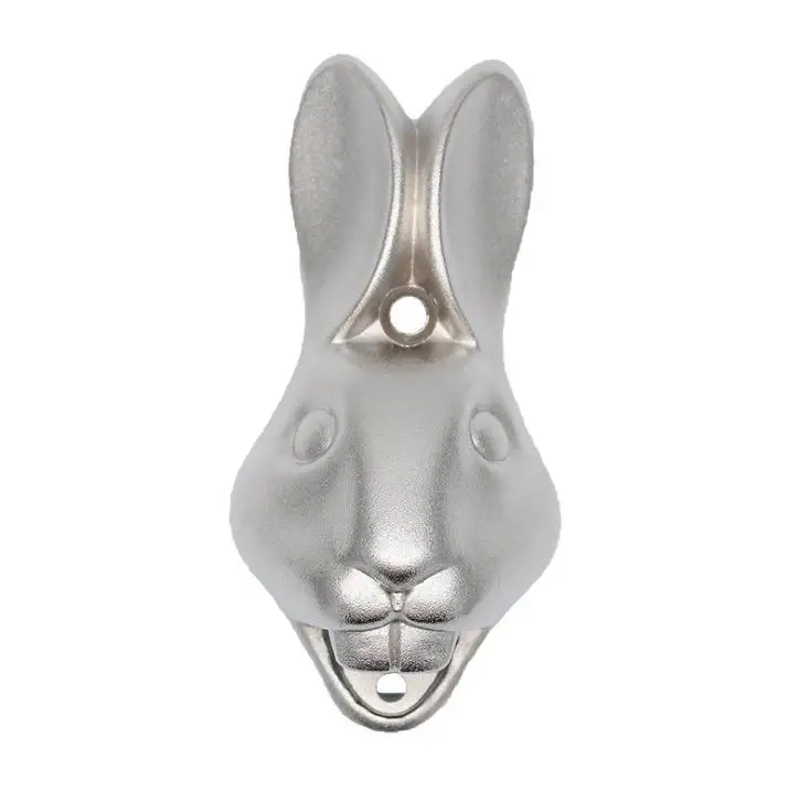 

Wholesale 100pcs/lot VINTAGE Rabbit Teeth Bottle Opener Stainless Steel Wall Mount with Fixing Screws SN2449