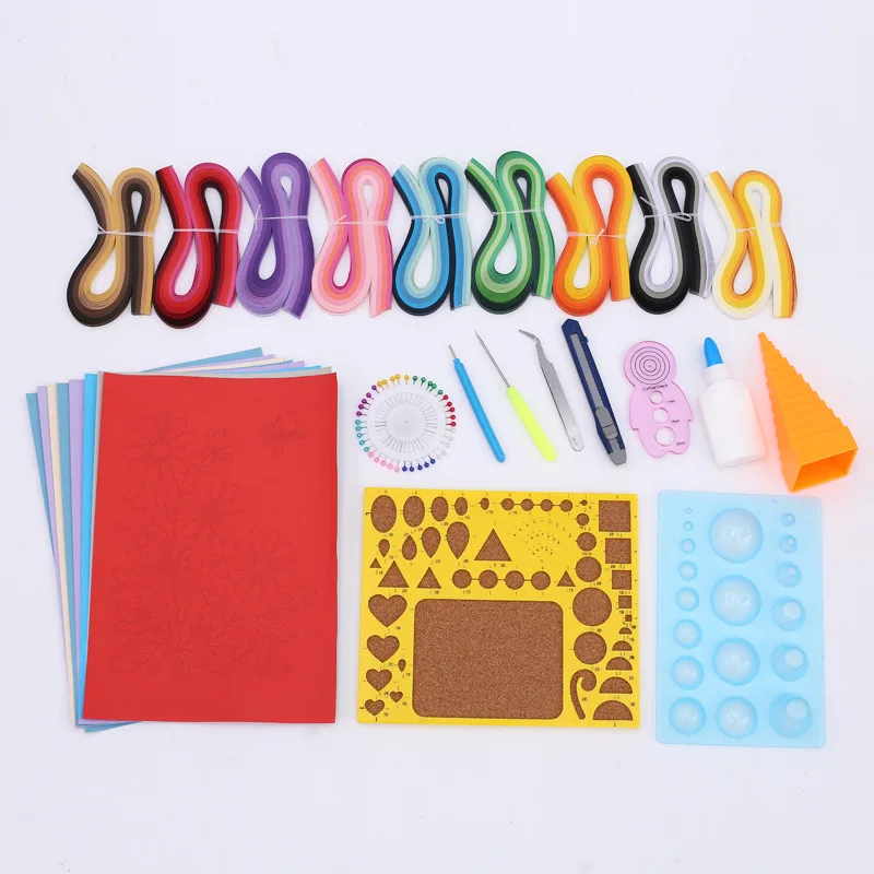 DIY craft paper  paper Quilling tool set beginner based paper quilling origami materials tool