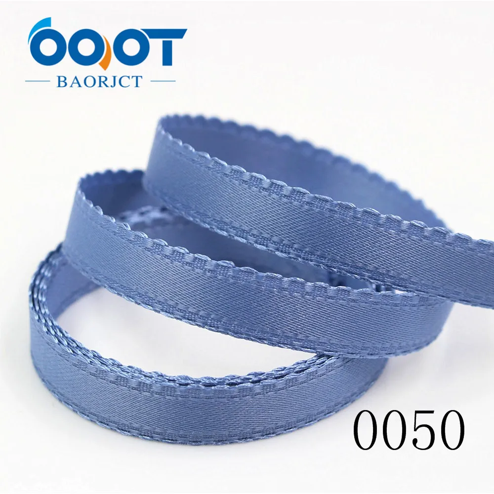 OOOT BAORJCT 181302 10mm 10 yard solid color bilateral flower ribbon Wedding decorative ribbons,gift wrap,DIY handmade materials