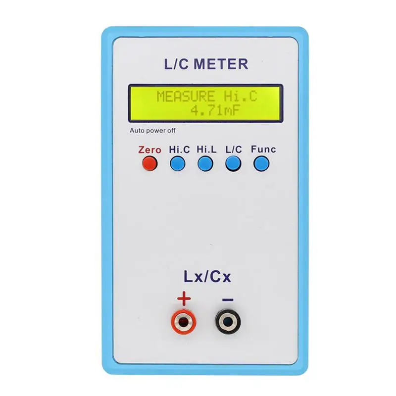 New LC-200A Digital LCD Capacitance Inductance Meter LC Meter 1pF-100mF 1uH-100H