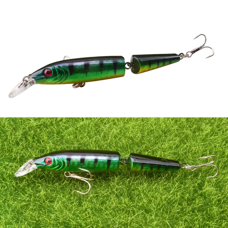 Proleurre 10.5cm 9g Wobblers Pike Fishing Lures Artificial Multi Jointed Sections Bait Crankbait Fake Fish Fishing Accessories