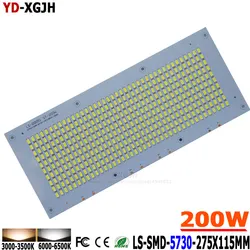 10p LED pcb floodlight płytka pcb 200W SMD 5730 275X115MM 20000-22000lm źródło Panel świetlny na zewnątrz oświetlenie architektoniczne Diy