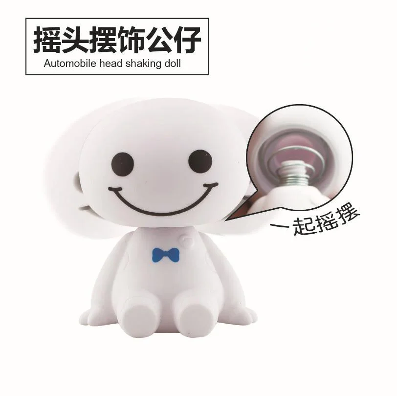 DISNEY Big Hero 6 Baymax Anime PVC Action Figure Cartoon Cute Robot Bobble Head Shaking Baymax Dolls Car Decor Kids Toys Gift