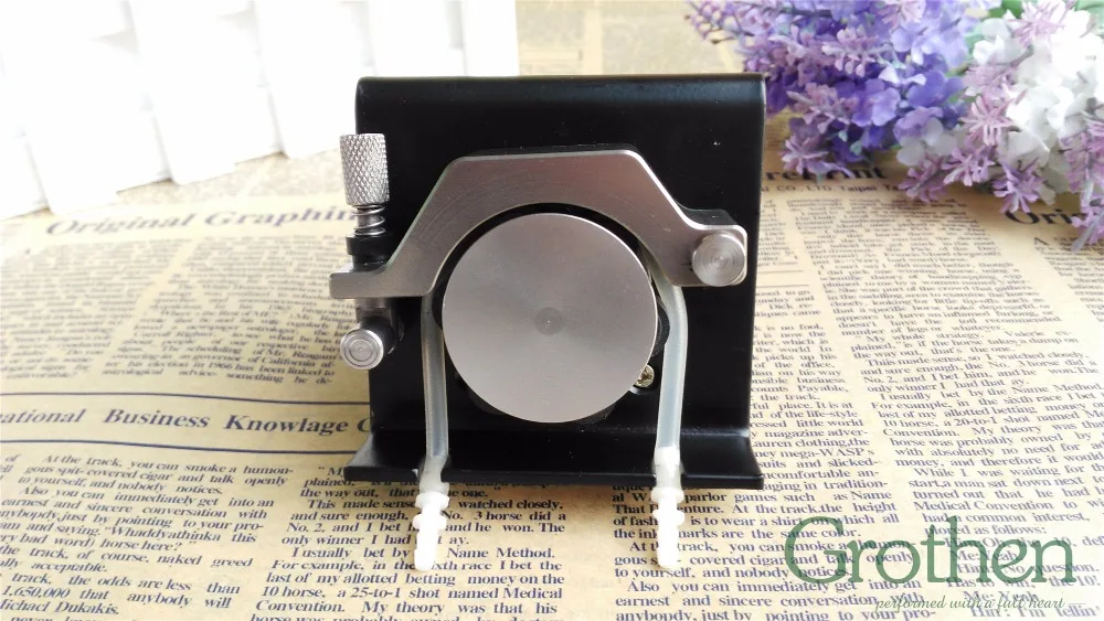 Peristaltic Pump with step motor precision peristaltic pump dosing pump 12 V/24V DC peristaltic pump by GROTHEN