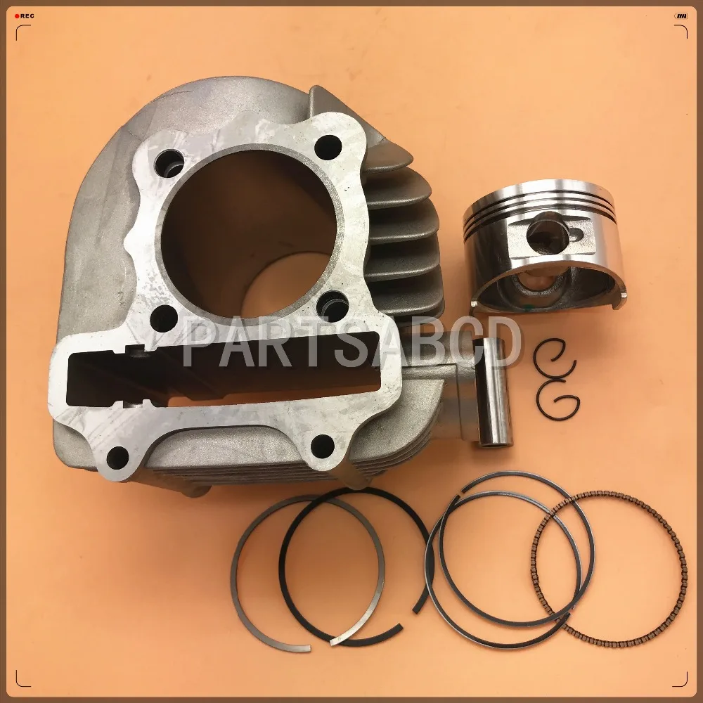 57.4mm GY6 150CC 180CC Cylinder With Piston Sets Scooter Moped ATV Parts