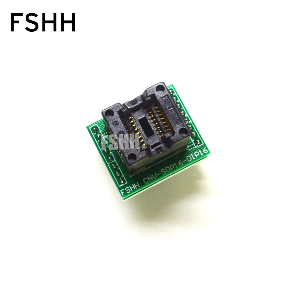 150mil SOP16 to DIP16 Programmer adapter SOP16 ic test socket Pin pitch 1.27mm.width 3.9mm 6.0mm