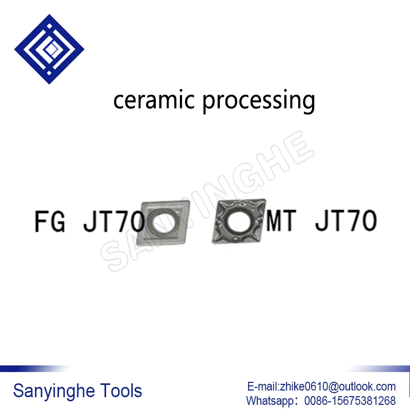 DCMT11T304-FG JT70 DCMT11T304-MT JT70 10pcs/lots cnc carbide turning inserts for ceramic