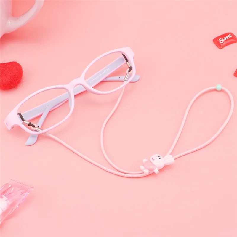 13 Colors Children Cartoon Nylon Reading Glasses Cord Myopia Elastic Chain & Lanyards Eyeglass Holder Neck String Strap