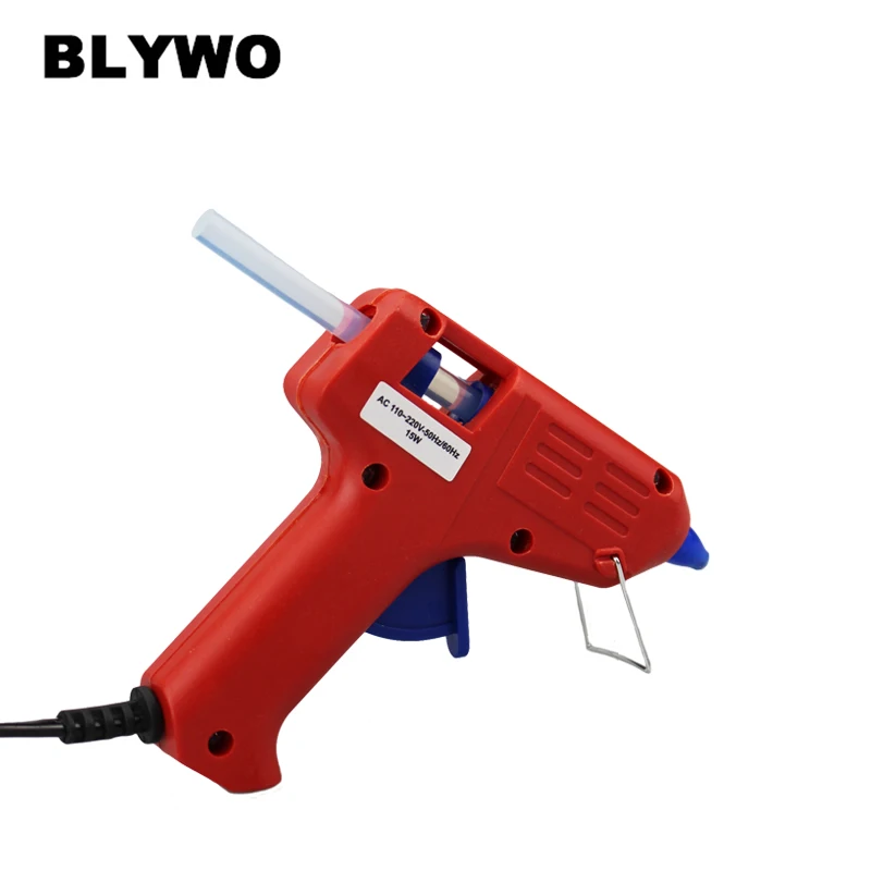 

AC 110V-220V 15W Hot Melt Glue Gun With 7mm*100mm 2pcs Glue Sticks DIY Mini Adhesive Glue gun Repair Heat Tools