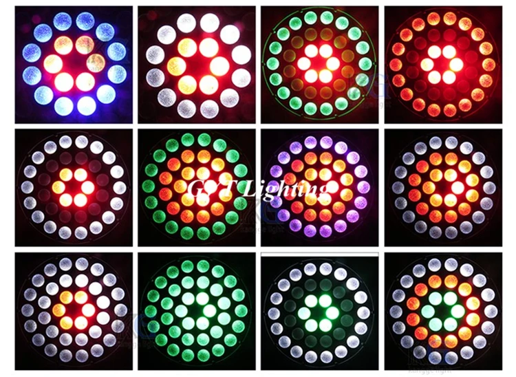 LED 워시 줌 무빙 헤드 라이트 36x15W RGBWA 5IN1 16 채널 36x15w 줌 LED 무빙 헤드 워시 라이트, 좋은 품질