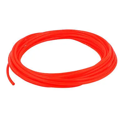 

6mm x 4mm Fleaxible PU Tube Pneumatic Polyurethane Hose 9.5M Long Orange