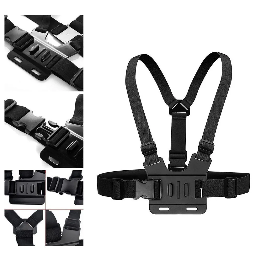 Chest Strap mount belt for Gopro hero 8 7 6 5 4 3+ YI 4K Action camera Chest Mount Harnessfor Go Pro SJCAM EKEN Accessories