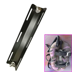 Aluminum Alloy Scuba Diving Single Tank Adapter with Bolts and Nuts for Scuba Diving BCD Backplate