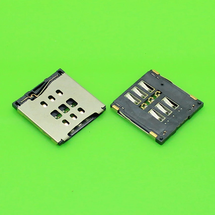 ChengHaoRan 1 Piece new sim card socket for iphone 6 6plus card reader holder tray slot connector.KA-175